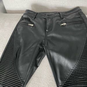 Faux Leather/Moto pants